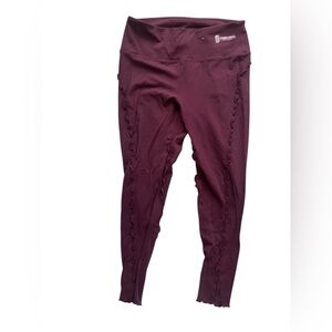 Free People FP Movement Hearts Aflutter Leggings in Fig Jam | Large